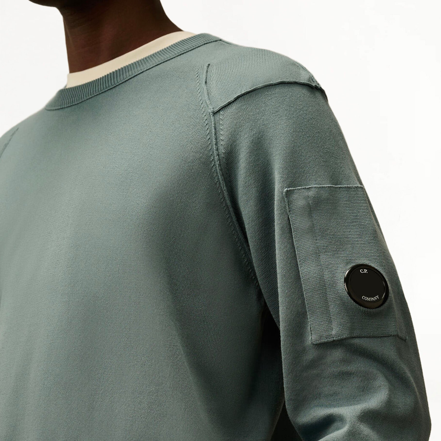 Pull C.P. Company Sea Island Lens Knit Stormy Weather