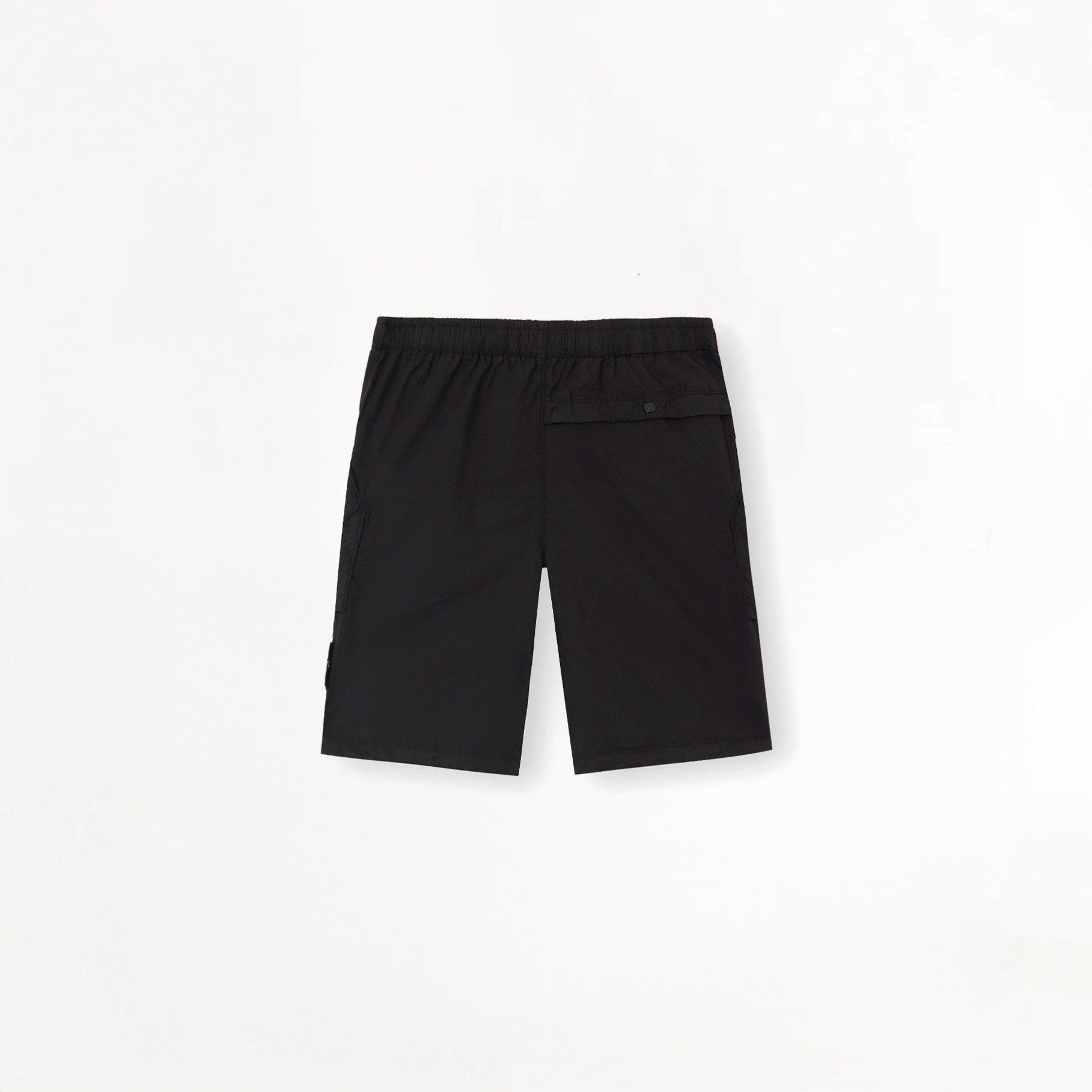 Bermuda Stone Island Stretch Cotton Tela Paracadute Noir