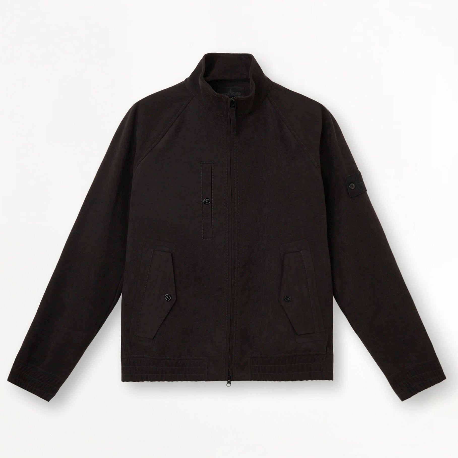 Blouson Stone Island Ghost en Alcantara 4100027 Noir