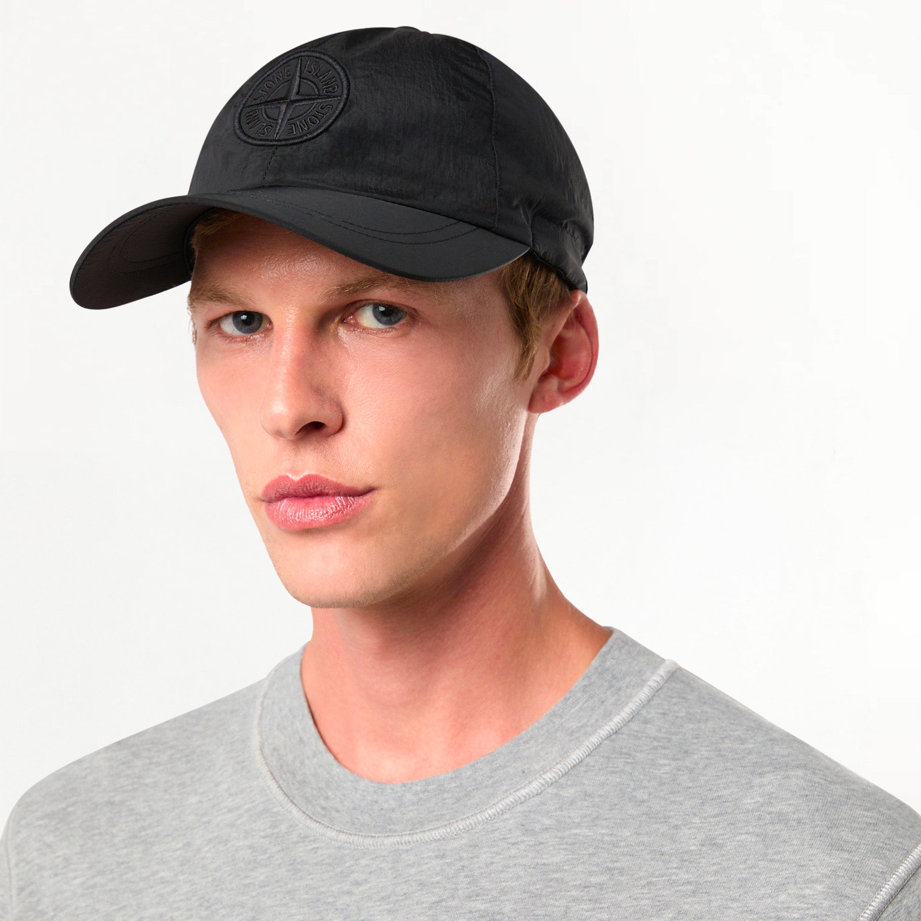 Casquette Stone Island Nylon Metal ECONYL® Noir