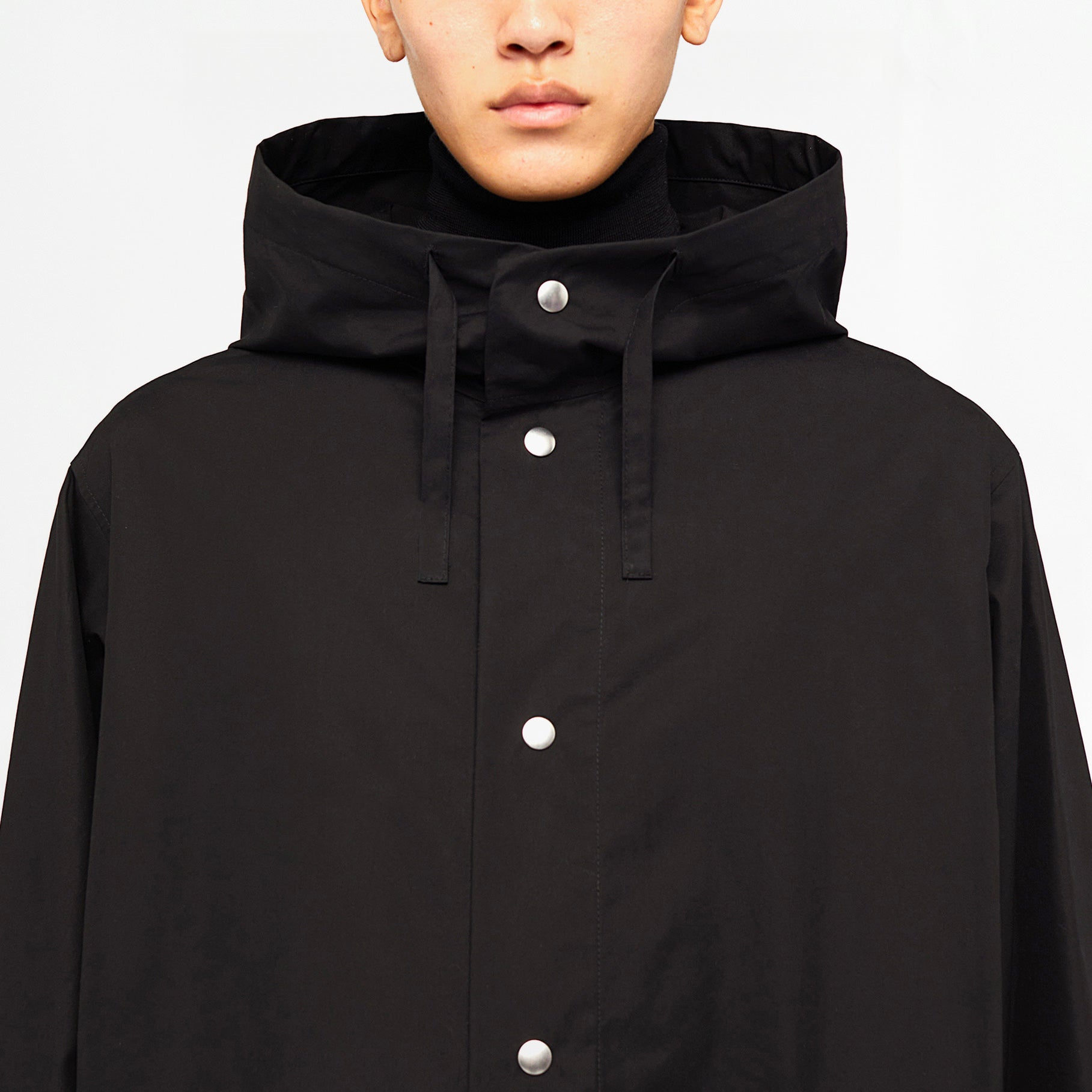 Parka logo Jil Sander Noir
