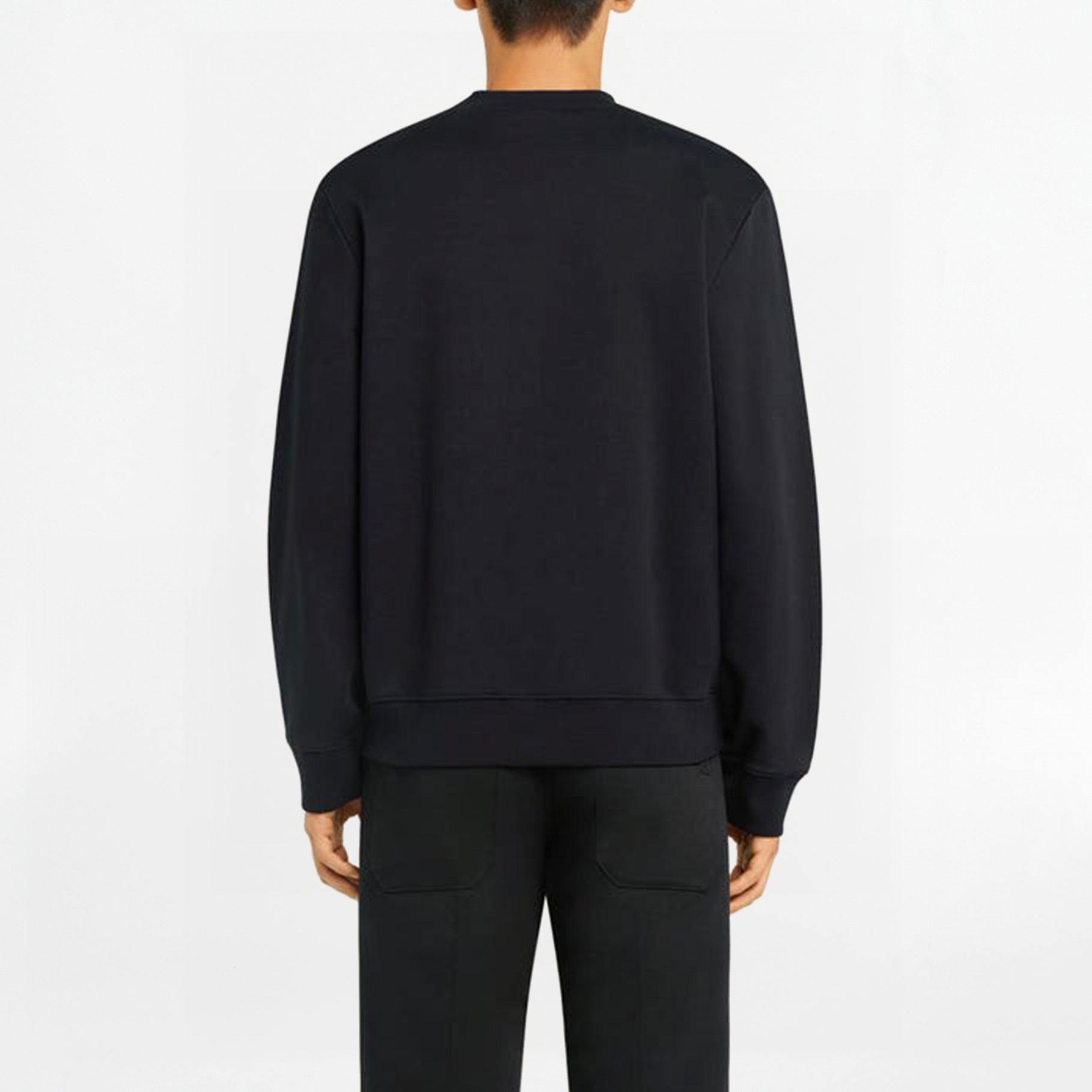 Pull molleton boutonné Courrèges AC Logo Noir