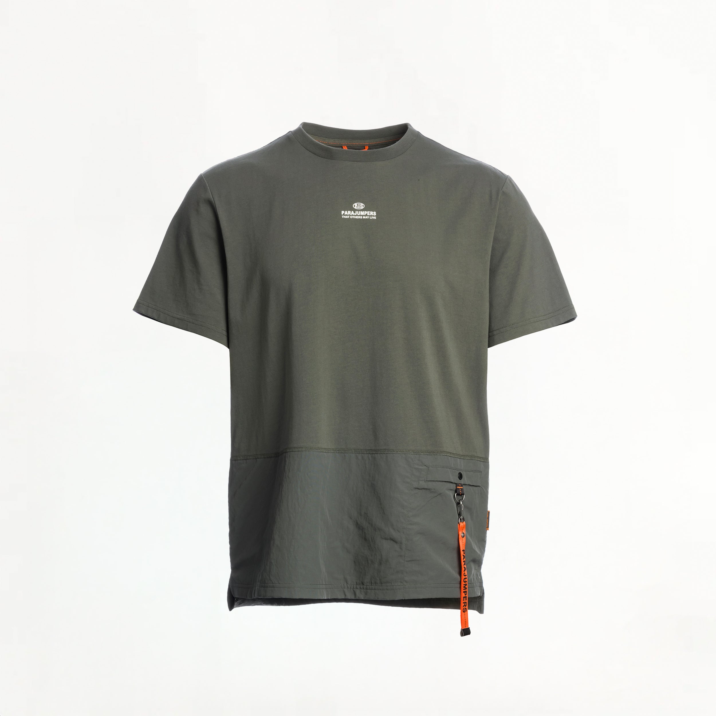 T-shirt Parajumpers Clint Kombu Green