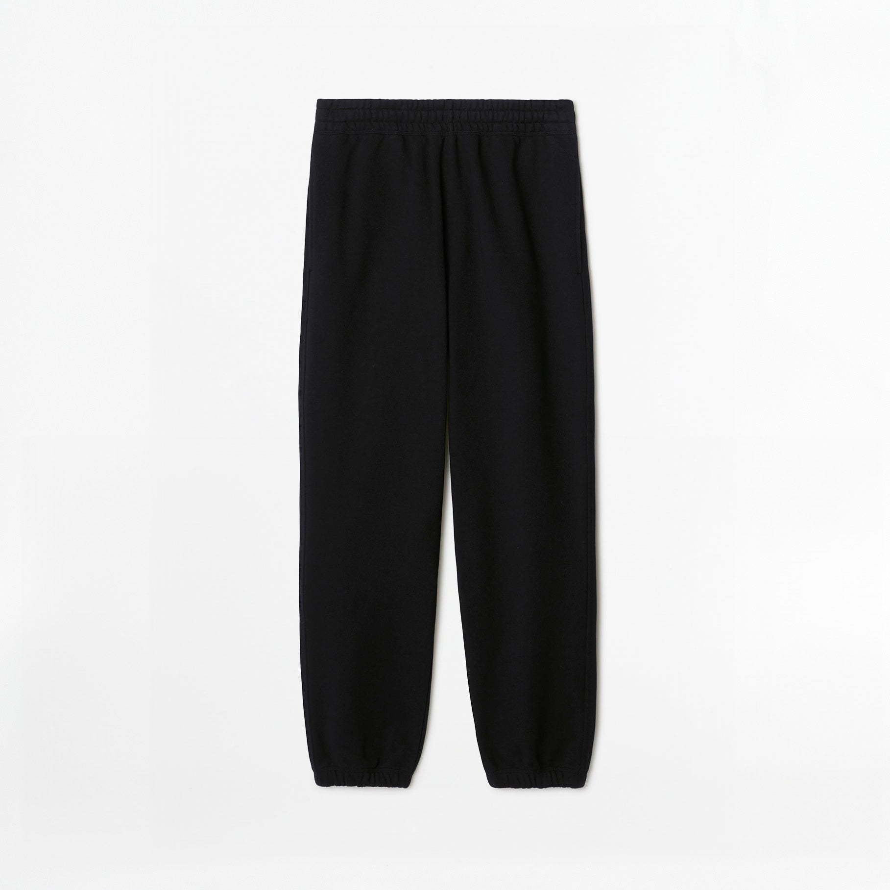 Pantalon de Jogging en Coton Burberry avec Étiquette Check Noir