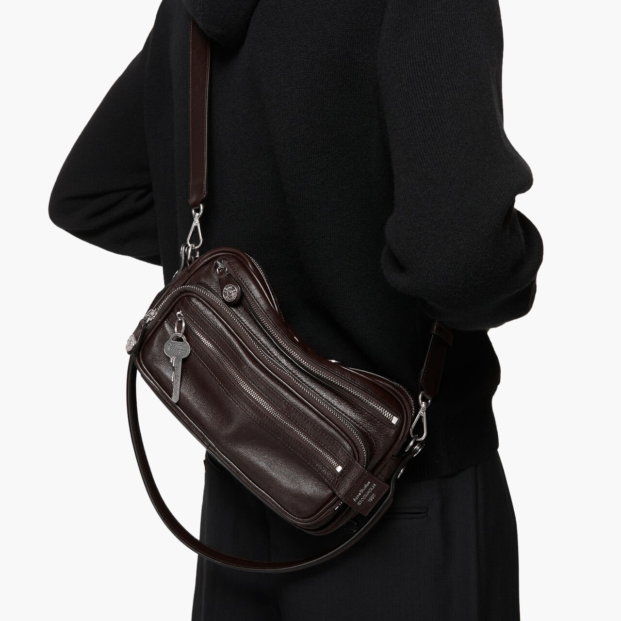 Sac épaule Camero Party — Chocolate Brown