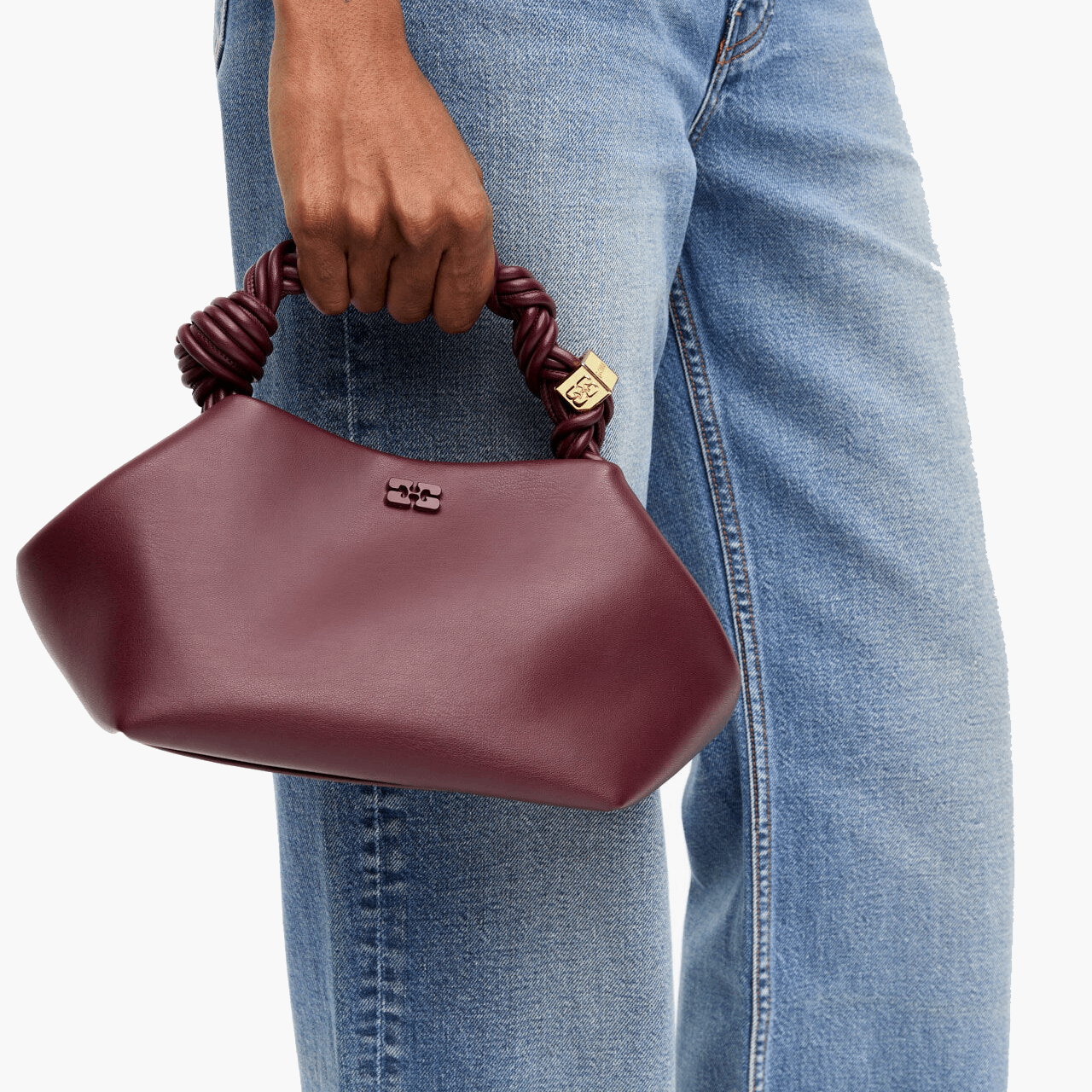 Petit Sac Ganni Bou Bordeaux