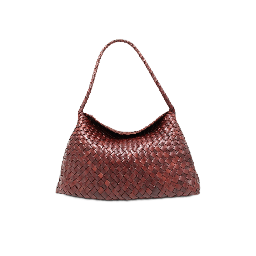 Sac tressé en cuir “Santa Maria”