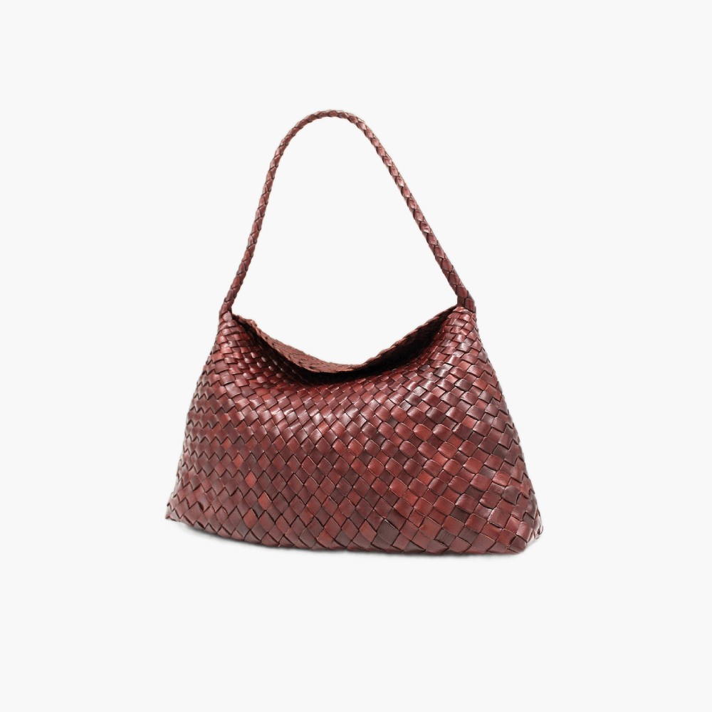 Sac tressé en cuir “Santa Maria”