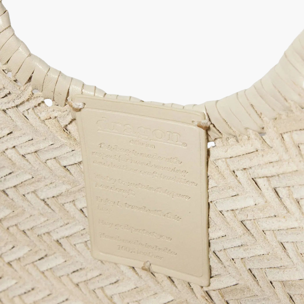 Sac tressé en cuir “Nantucket Big”