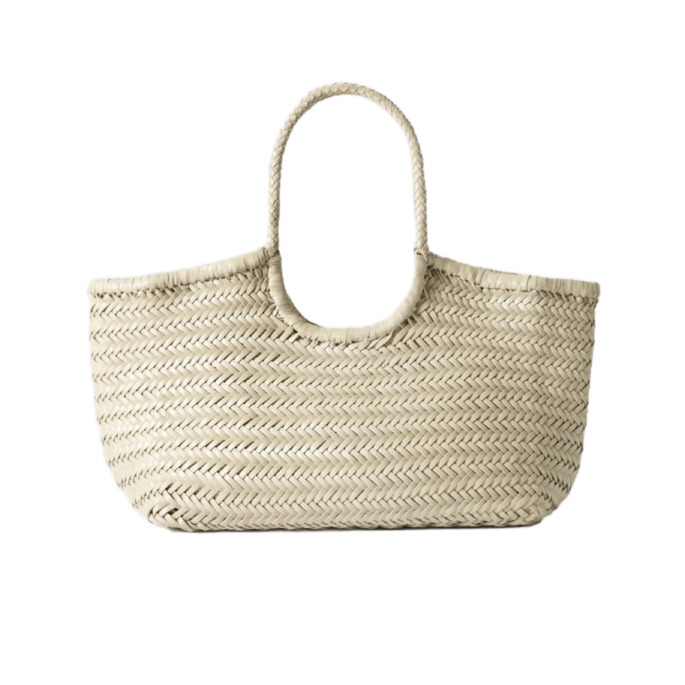 Sac tressé en cuir “Nantucket Big”