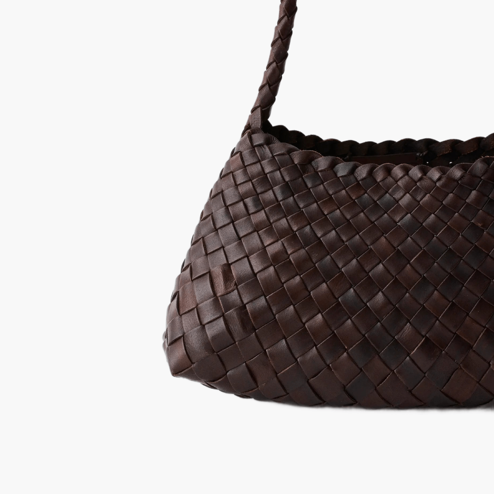 Sac tressé en cuir “Rosanna”