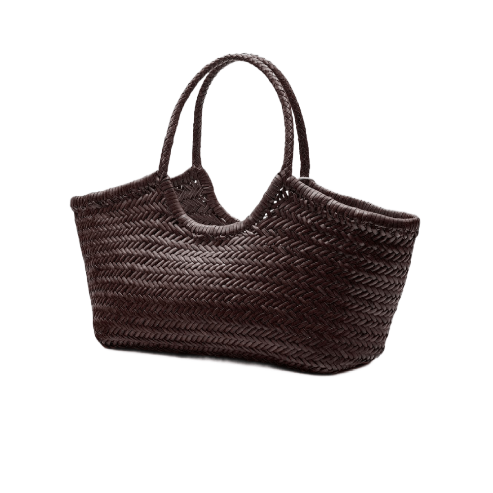 Sac tressé en cuir “Nantucket Big”