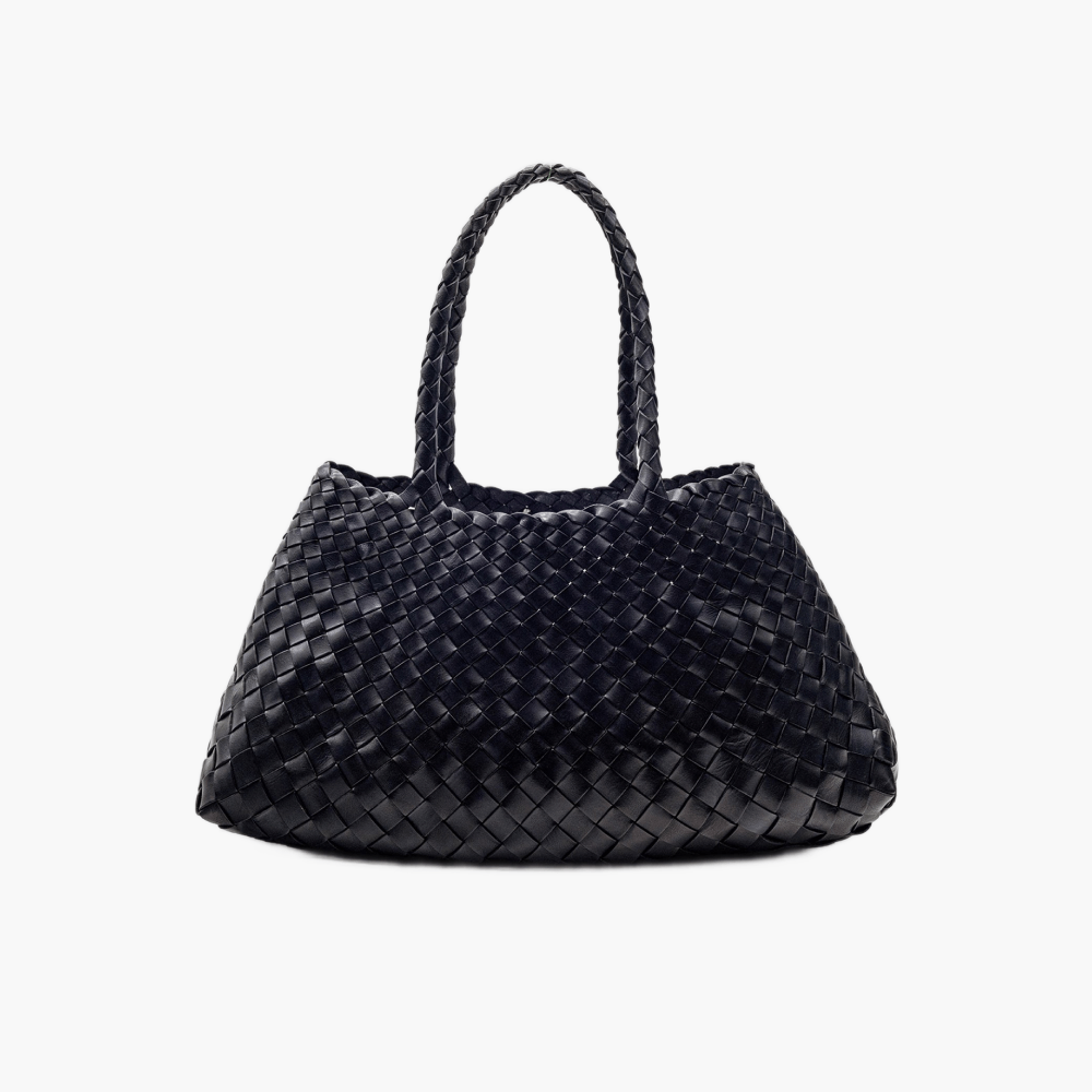 Sac tressé en cuir “Santa Croce Big”