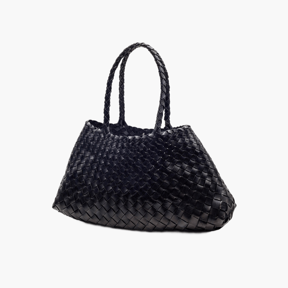 Sac tressé en cuir “Santa Croce Big”