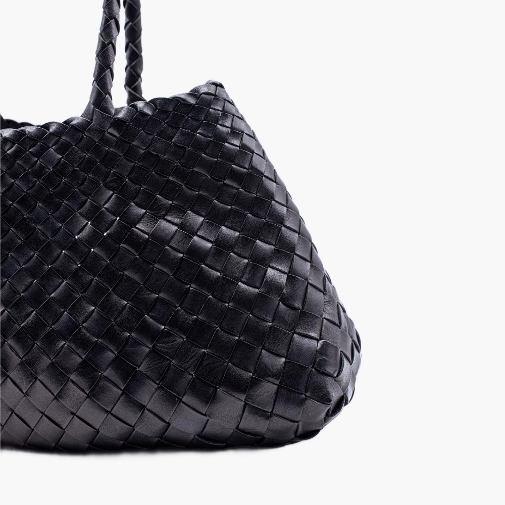 Sac tressé en cuir “Santa Croce Big”