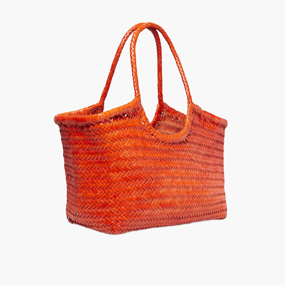 Sac tressé en cuir “Nantucket Big”