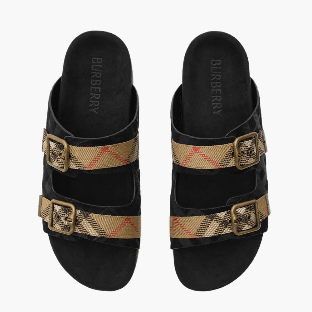 Sandales Urchin cuir velours Check