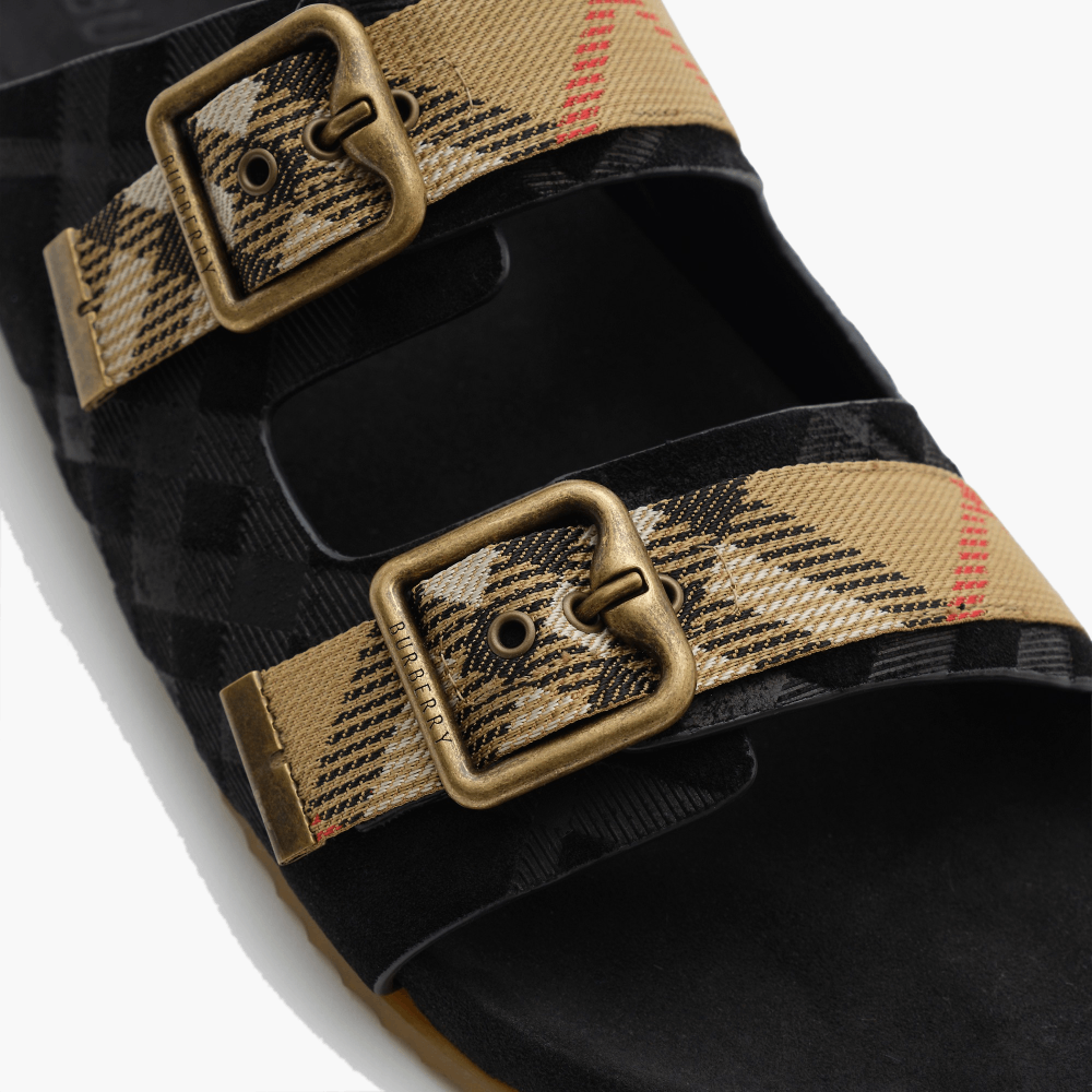 Sandales Urchin cuir velours Check