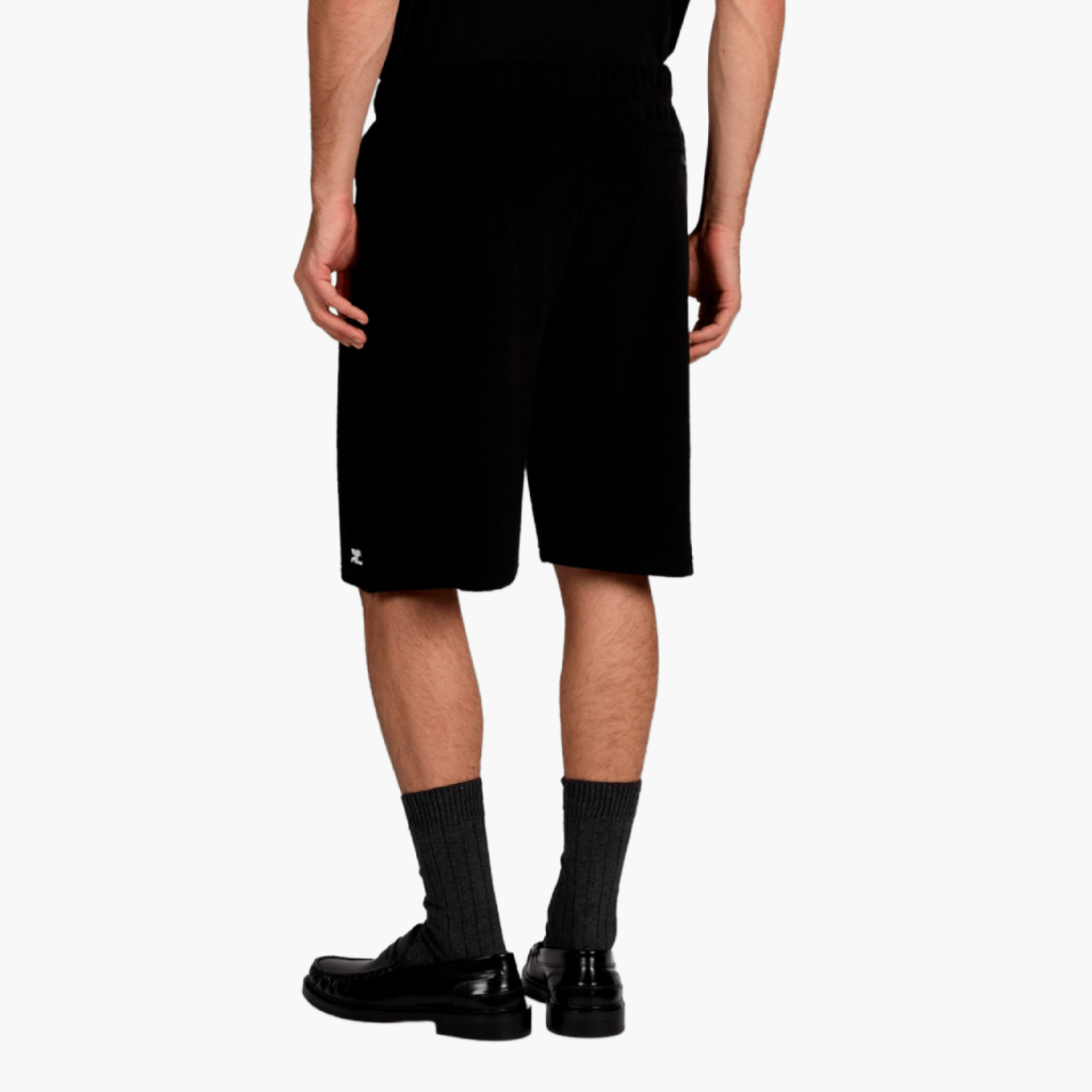 AC terry cotton swim shorts