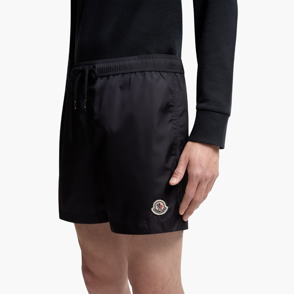 Short de bain à logo — Bleu nuit