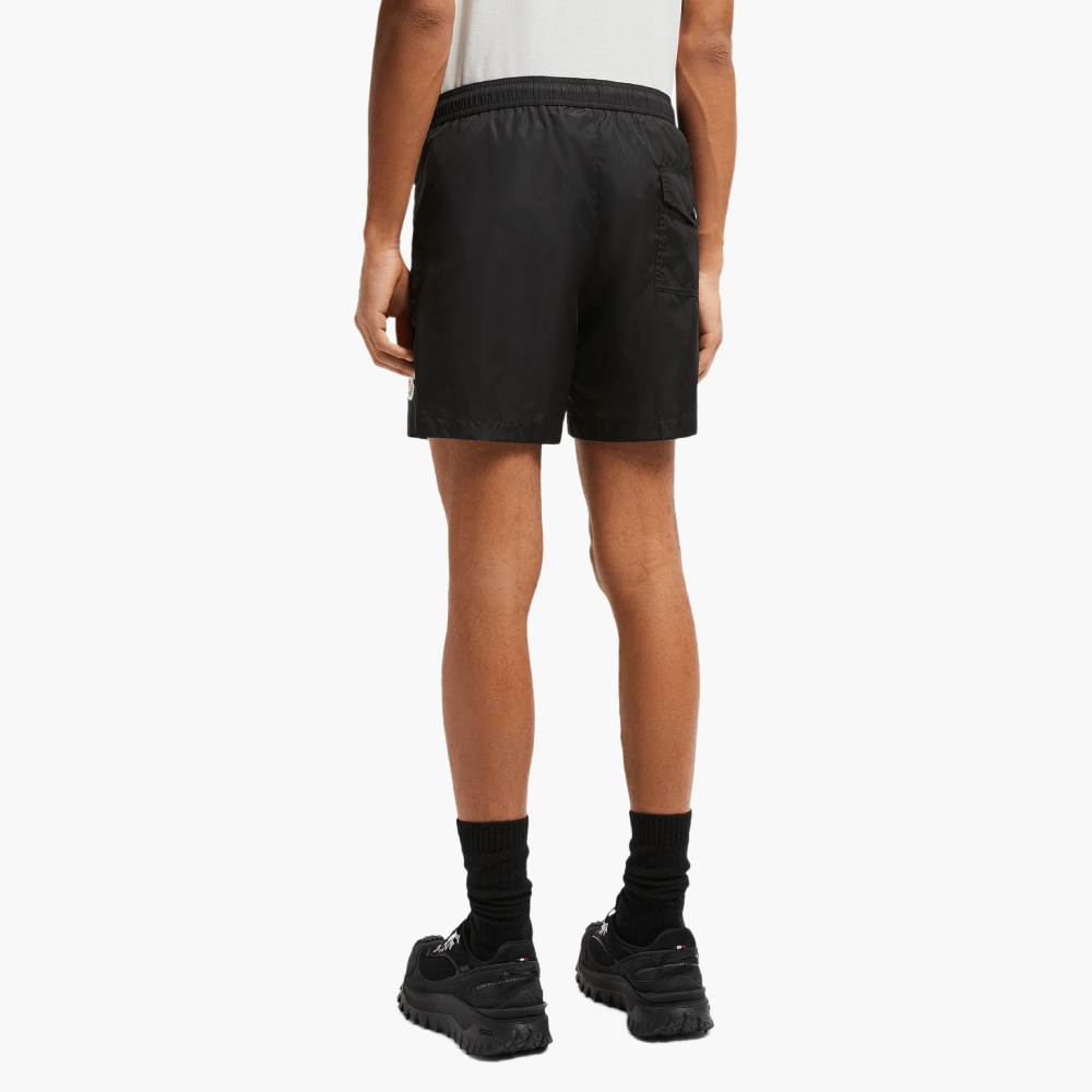 Short de bain logo noir | Lesthete