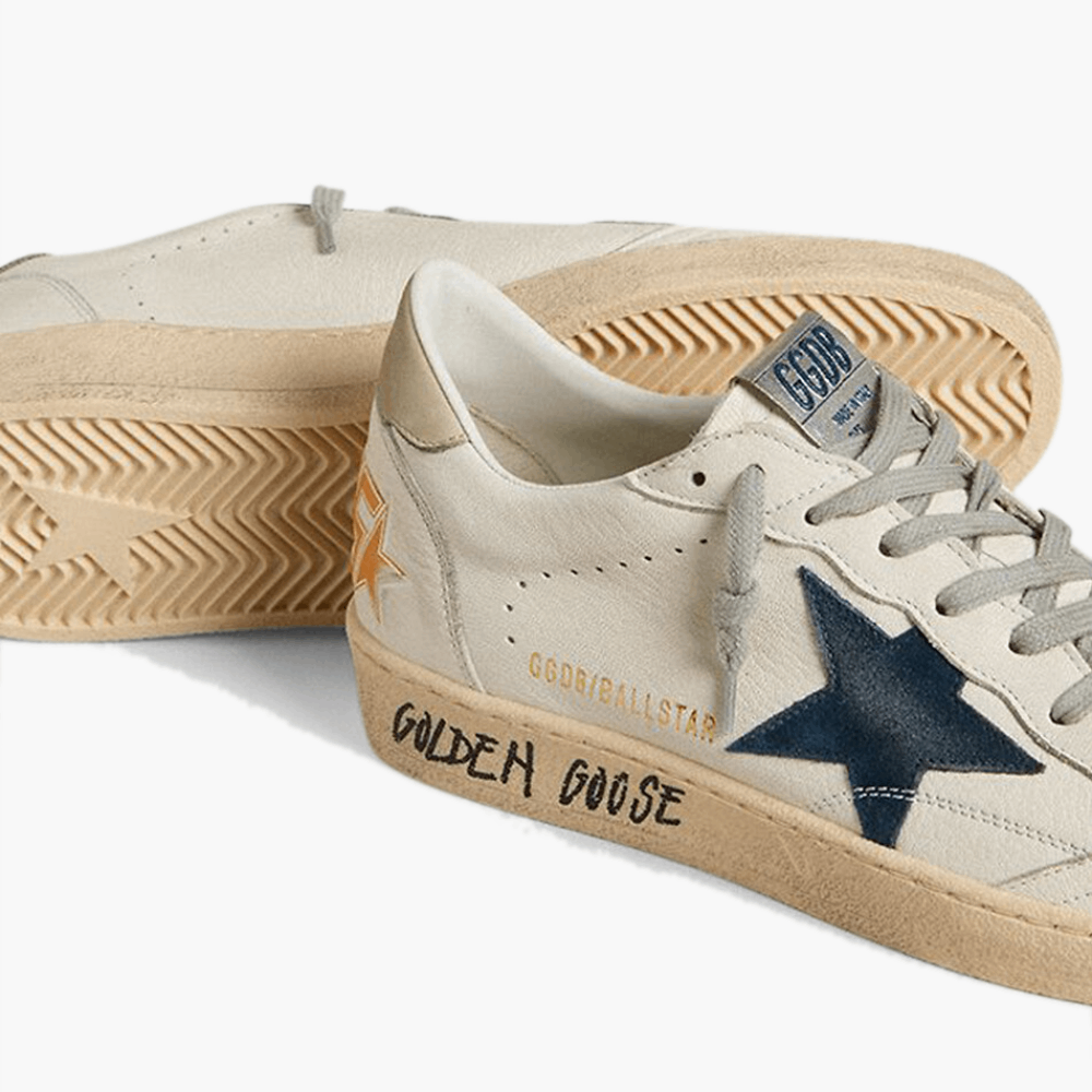 Ball Star leather & suede sneakers