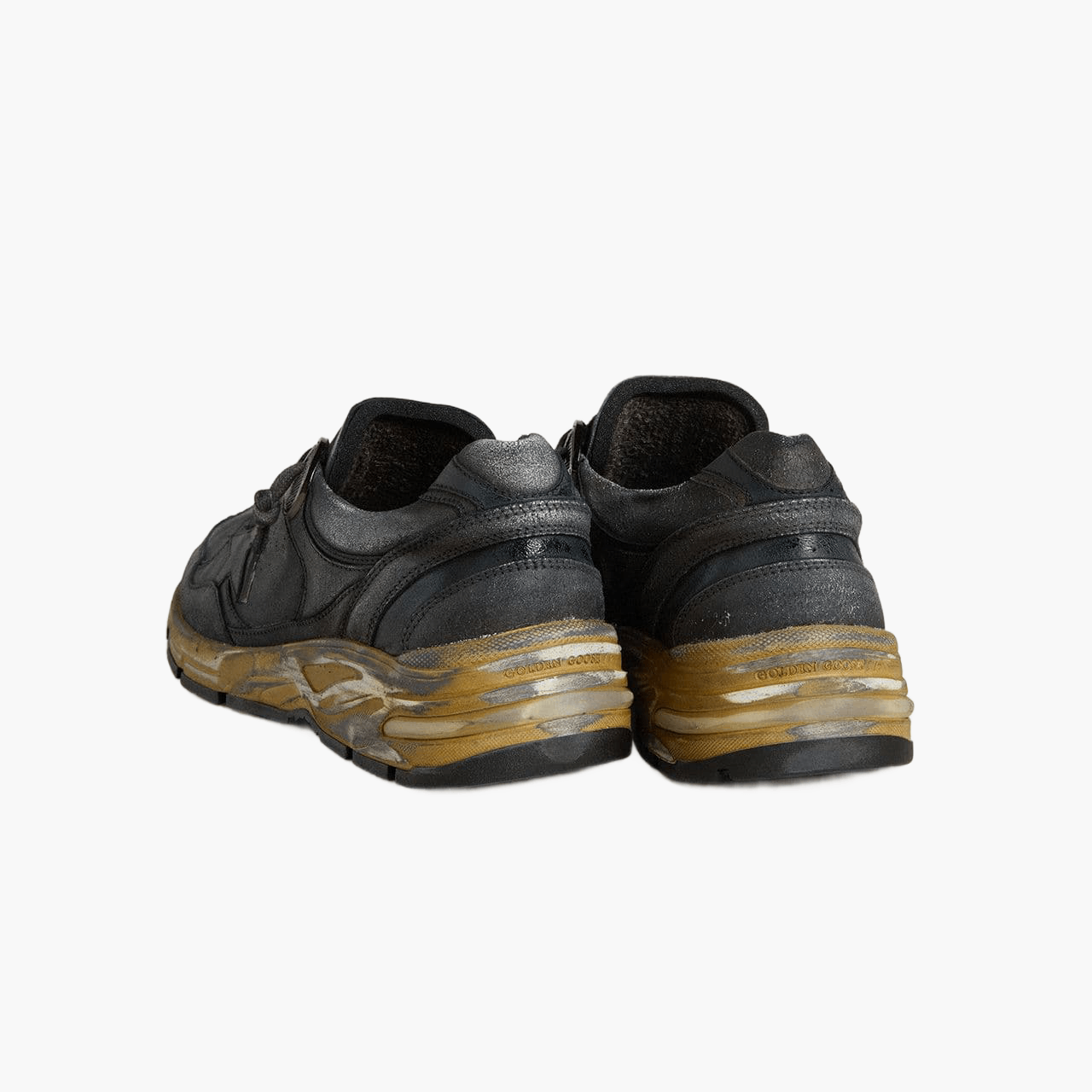 Dad-Star sneakers in cracked leather &amp; naplak
