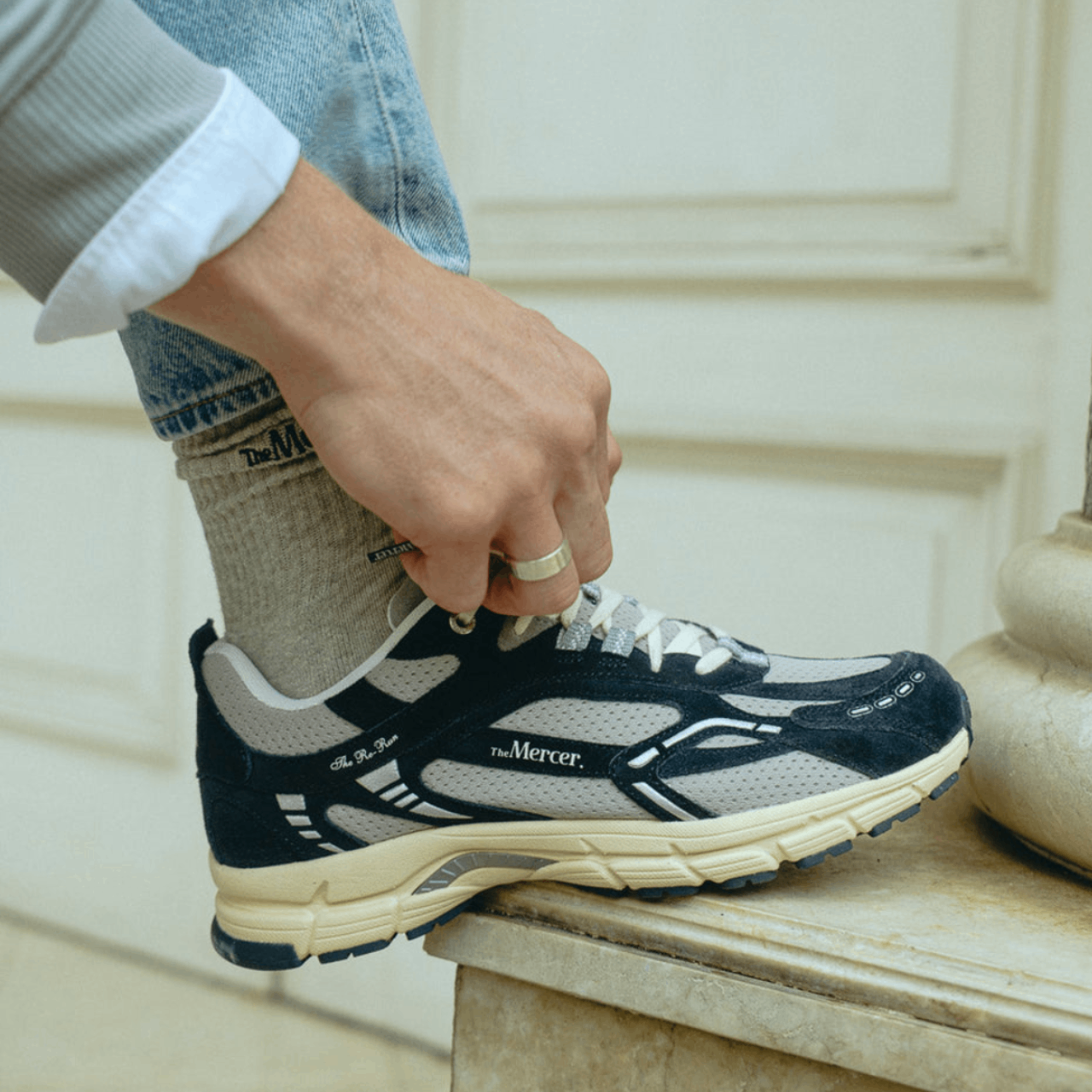 Sneakers Mercer The Re-Run Vintage Navy