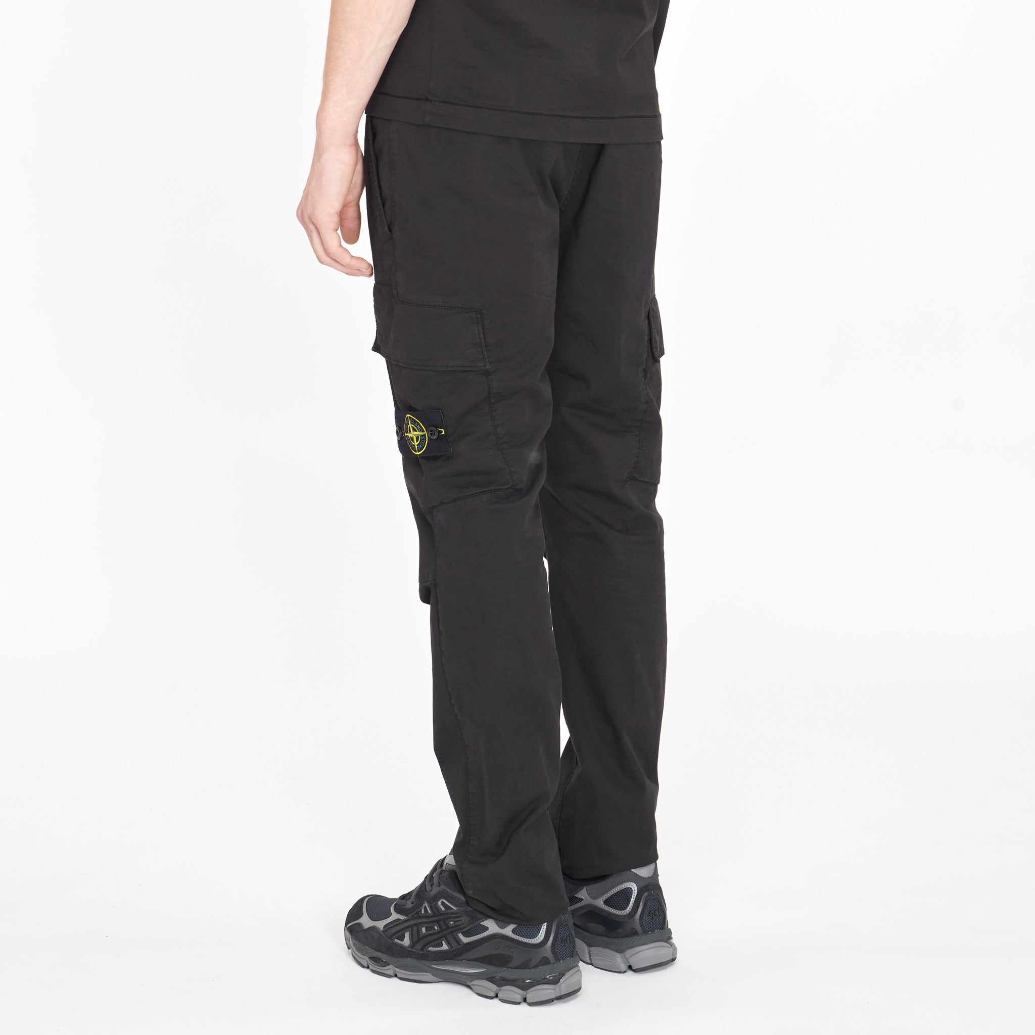 Pantalon Stone Island Cargo Skinny Noir