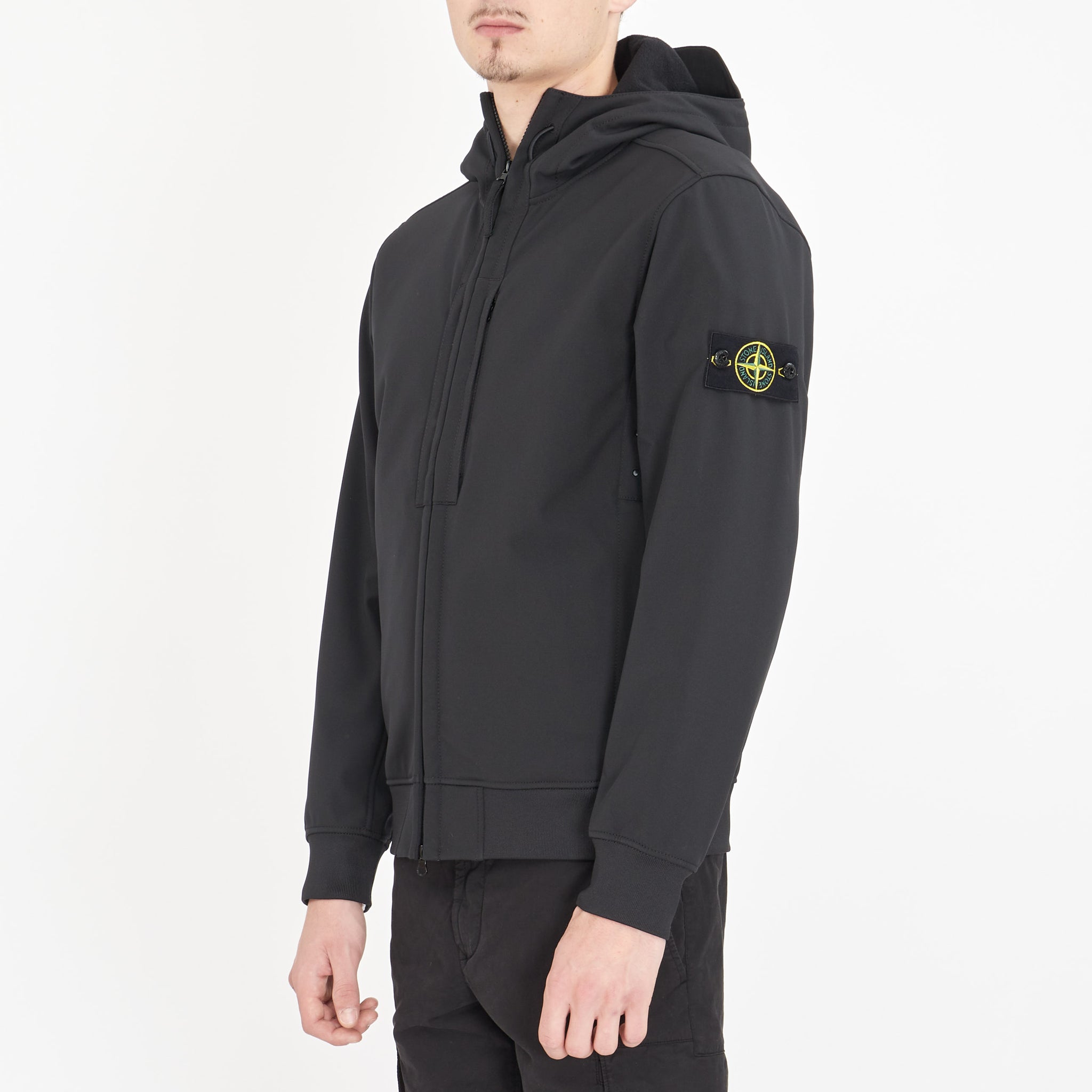 Veste Stone Island Soft-shell Noir