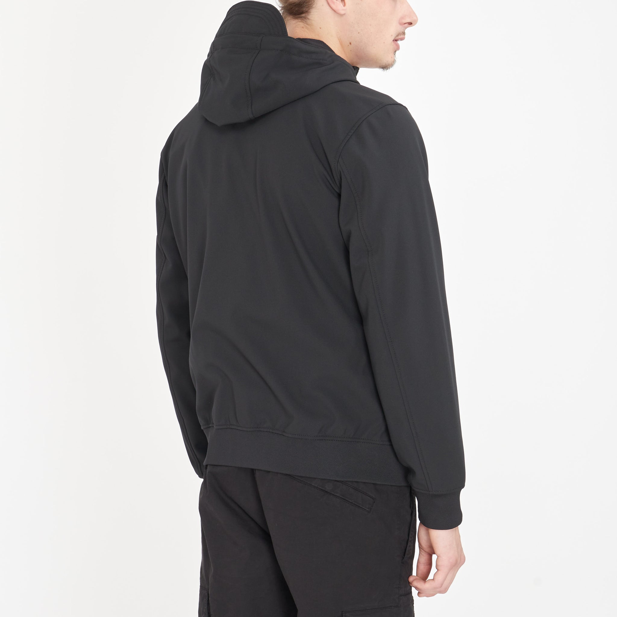 Veste Stone Island Soft-shell Noir