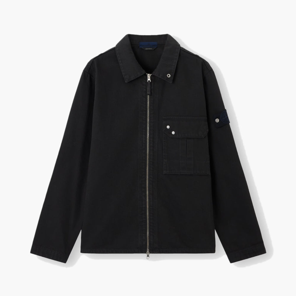 Surchemise Stone Island — denim Light Bull TC