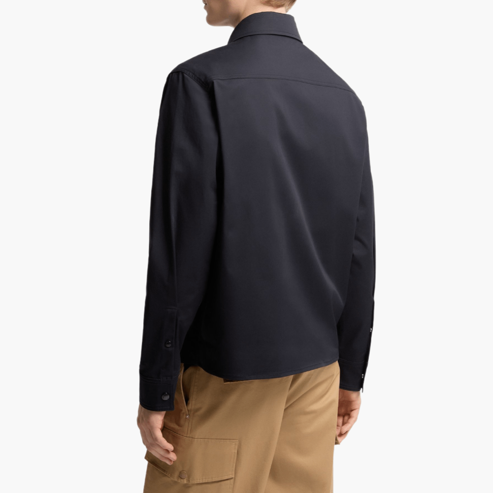 Surchemise en gabardine — Bleu marine