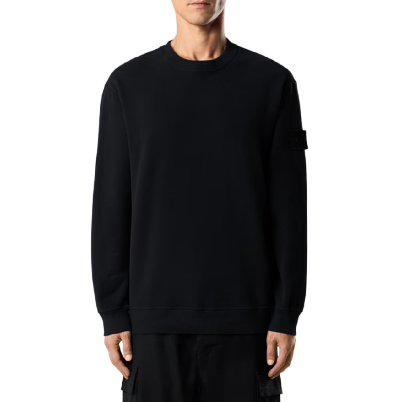 Sweat Stone Island stretch Ghost noir