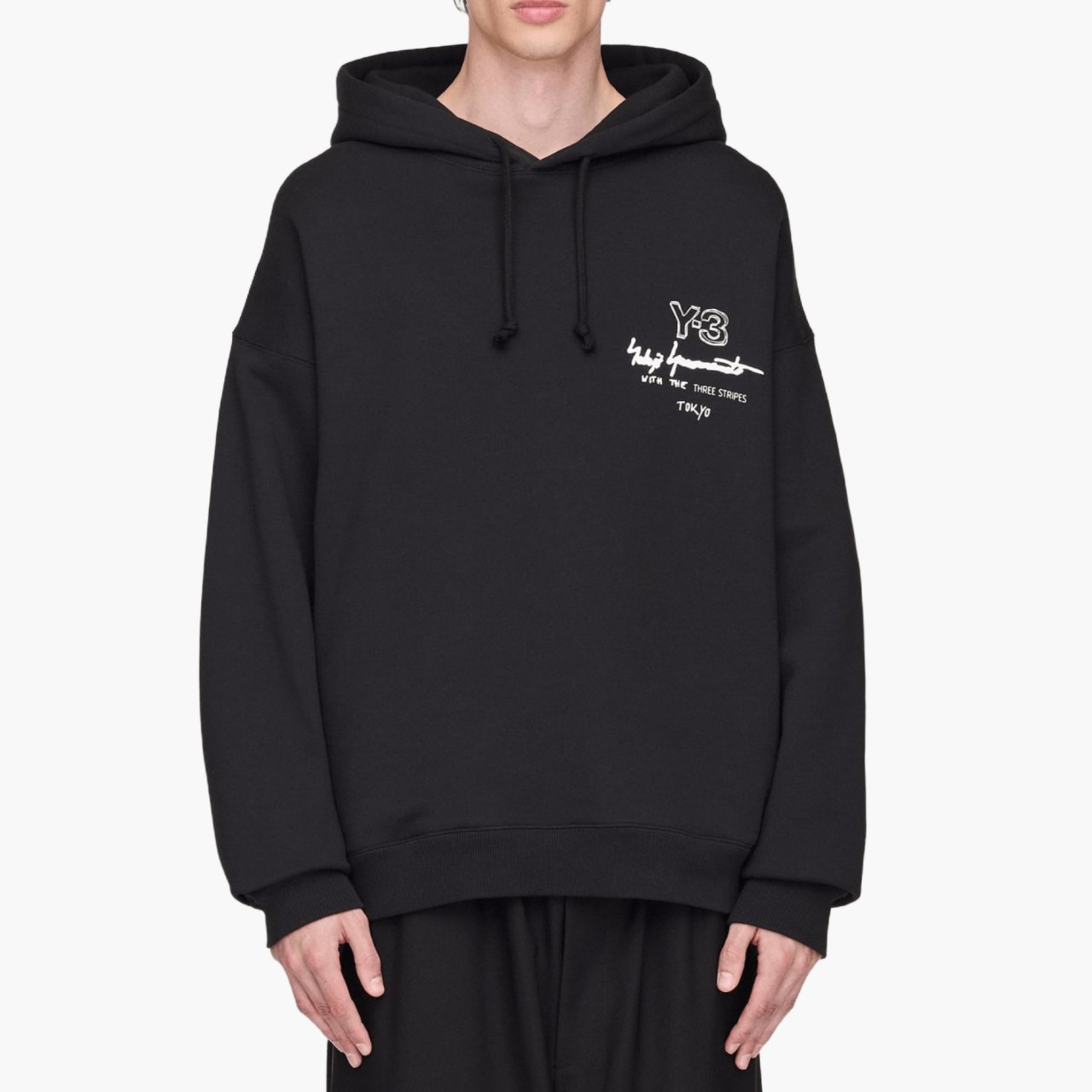 Sweat à capuche Y-3 Graphic Noir