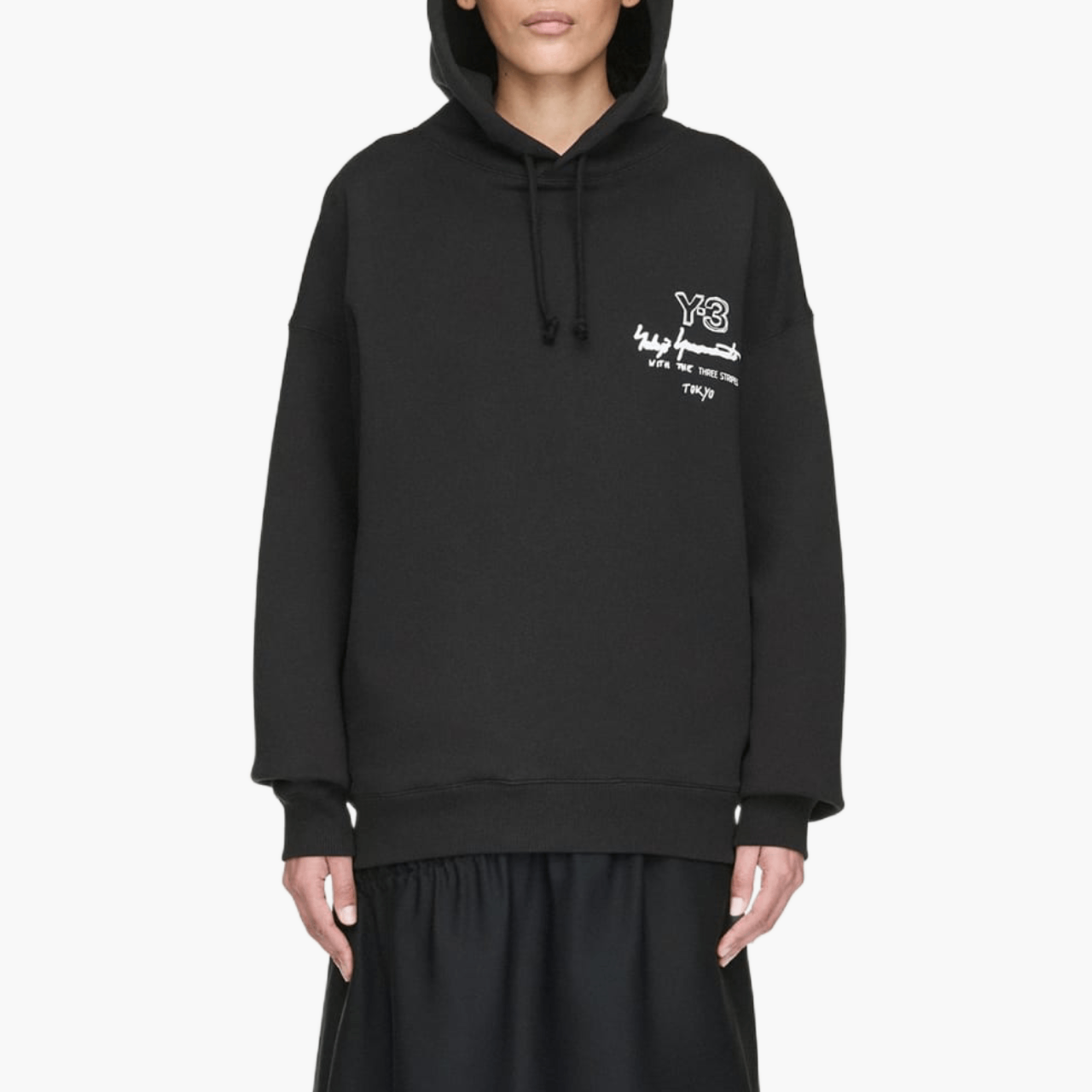 Sweat à capuche Y-3 Graphic Noir