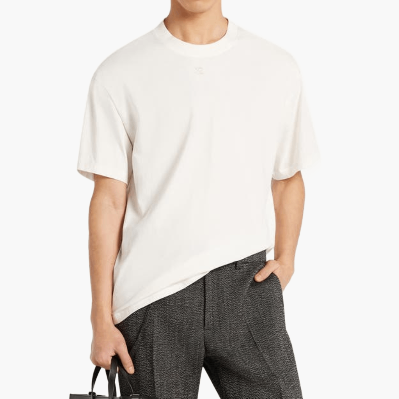 T-Shirt Oversize Courrèges blanc