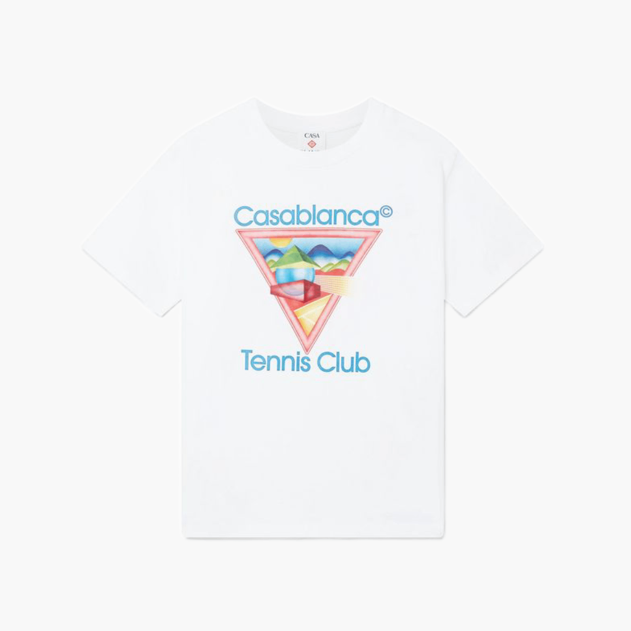 T-Shirt Casablanca Tennis Club Icon noir