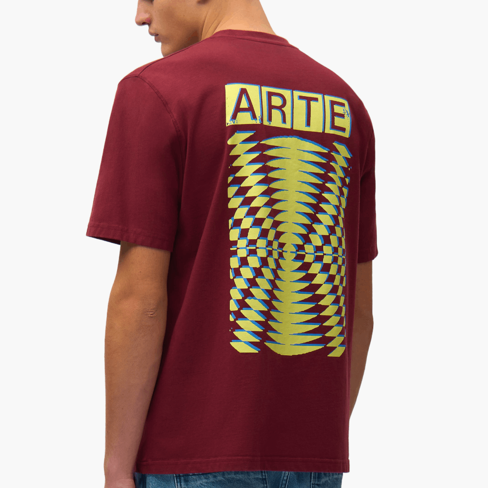 Abstract Back Print T-shirt