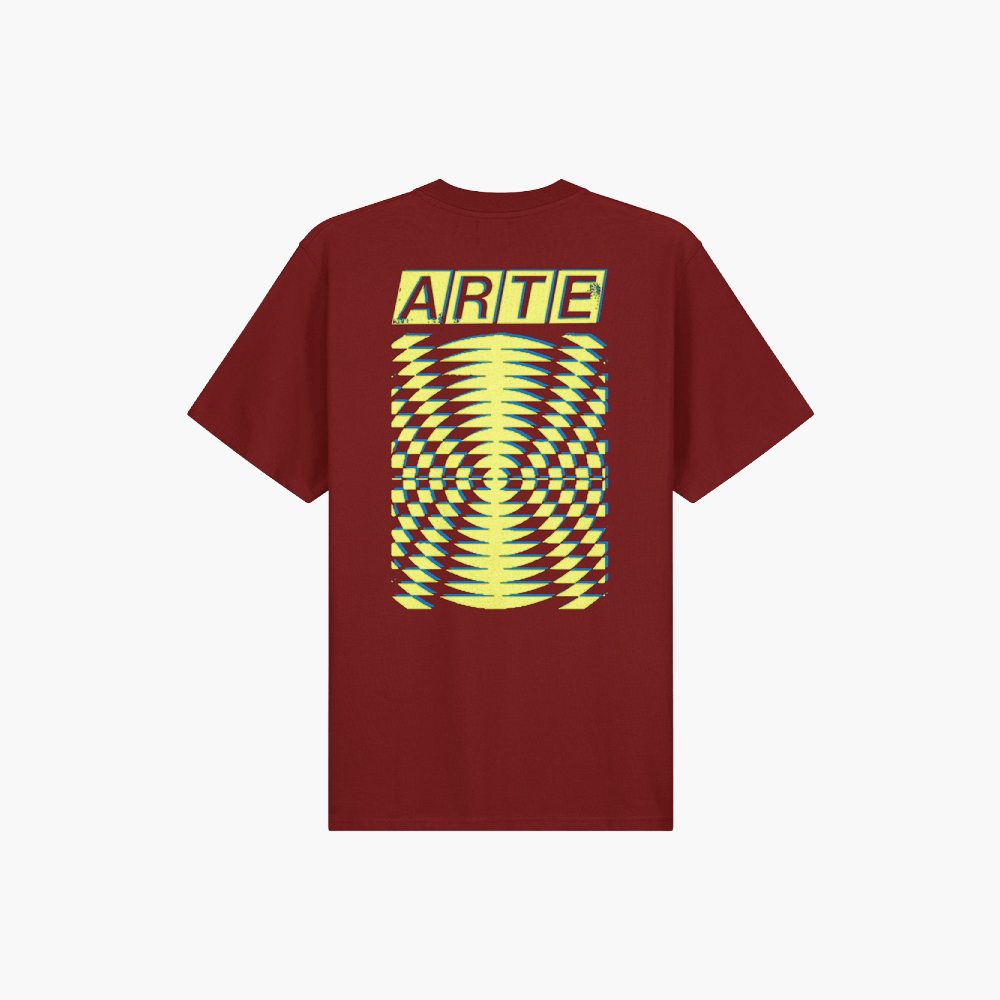 Abstract Back Print T-shirt