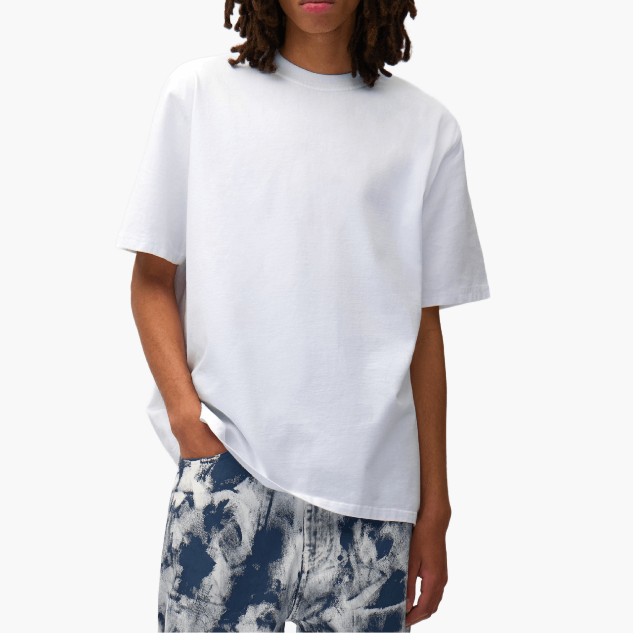 T-shirt Arte Antwerp Blocks White