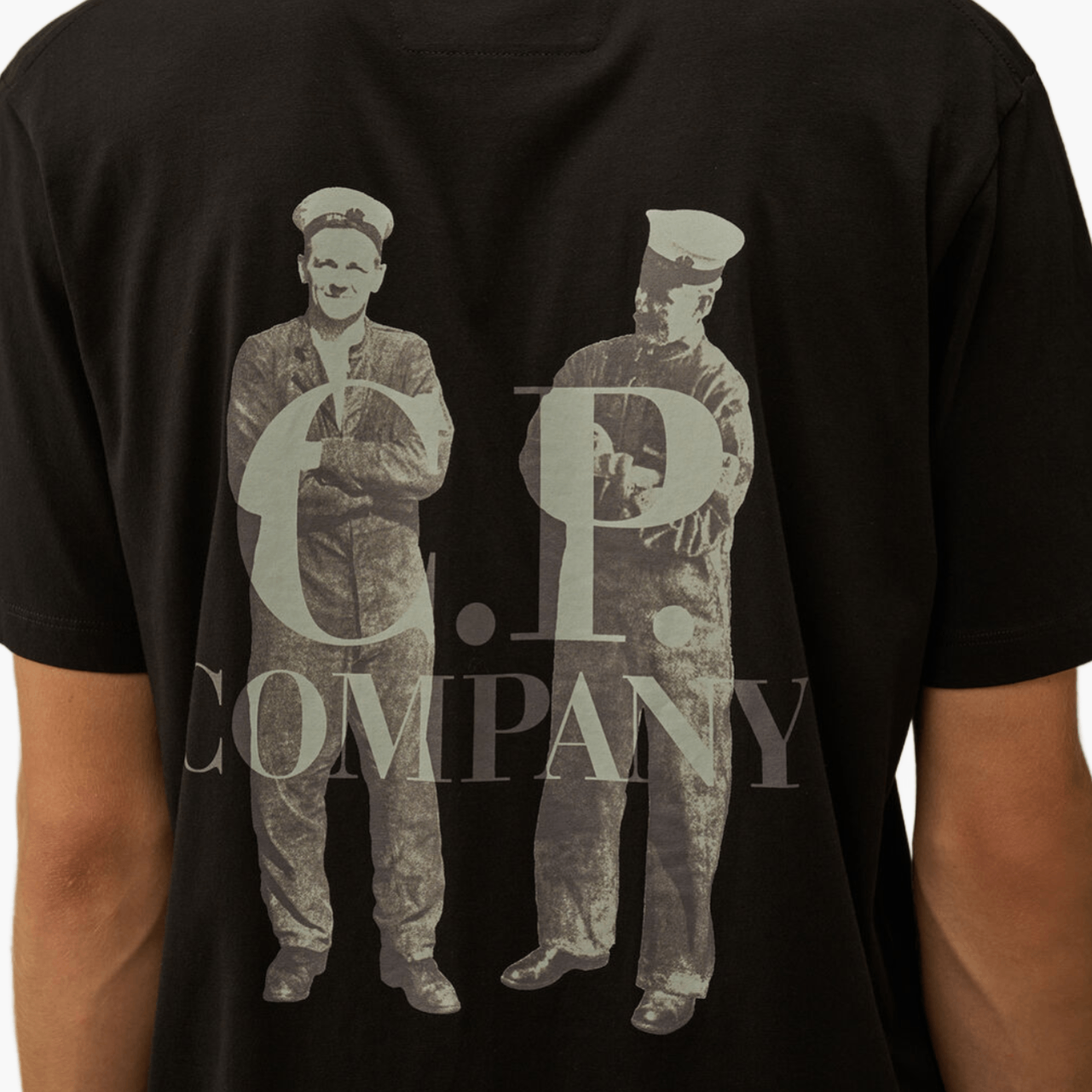 T-shirt C.P. Company British Sailor noir