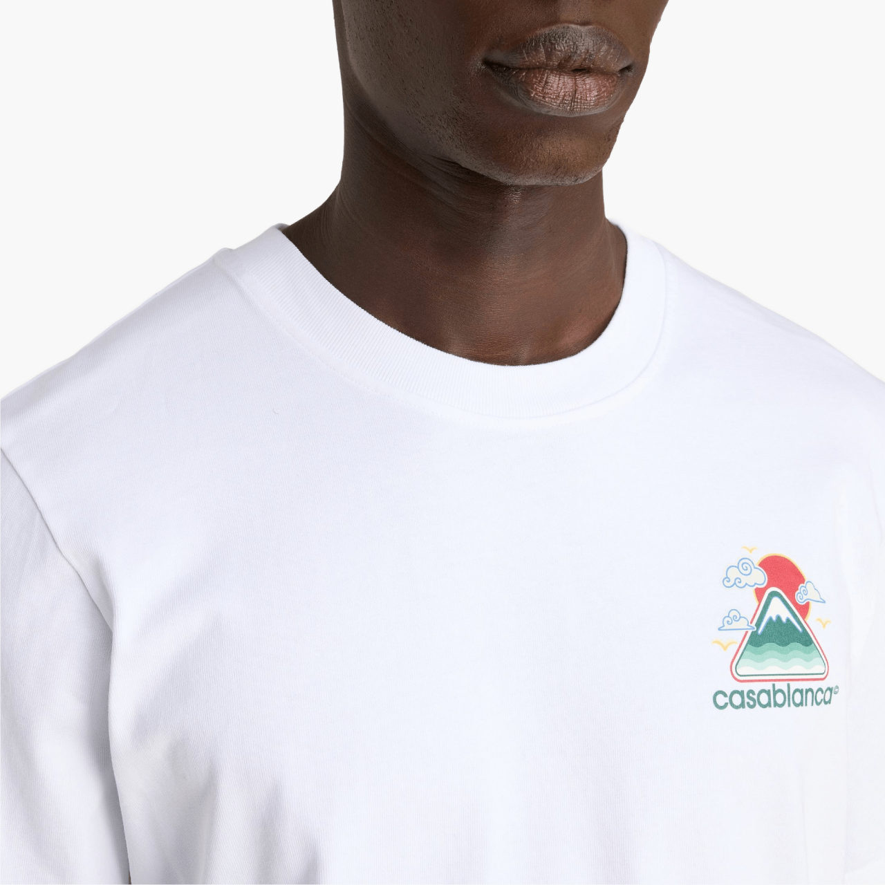 T-shirt Casablanca Montagne Ondulée