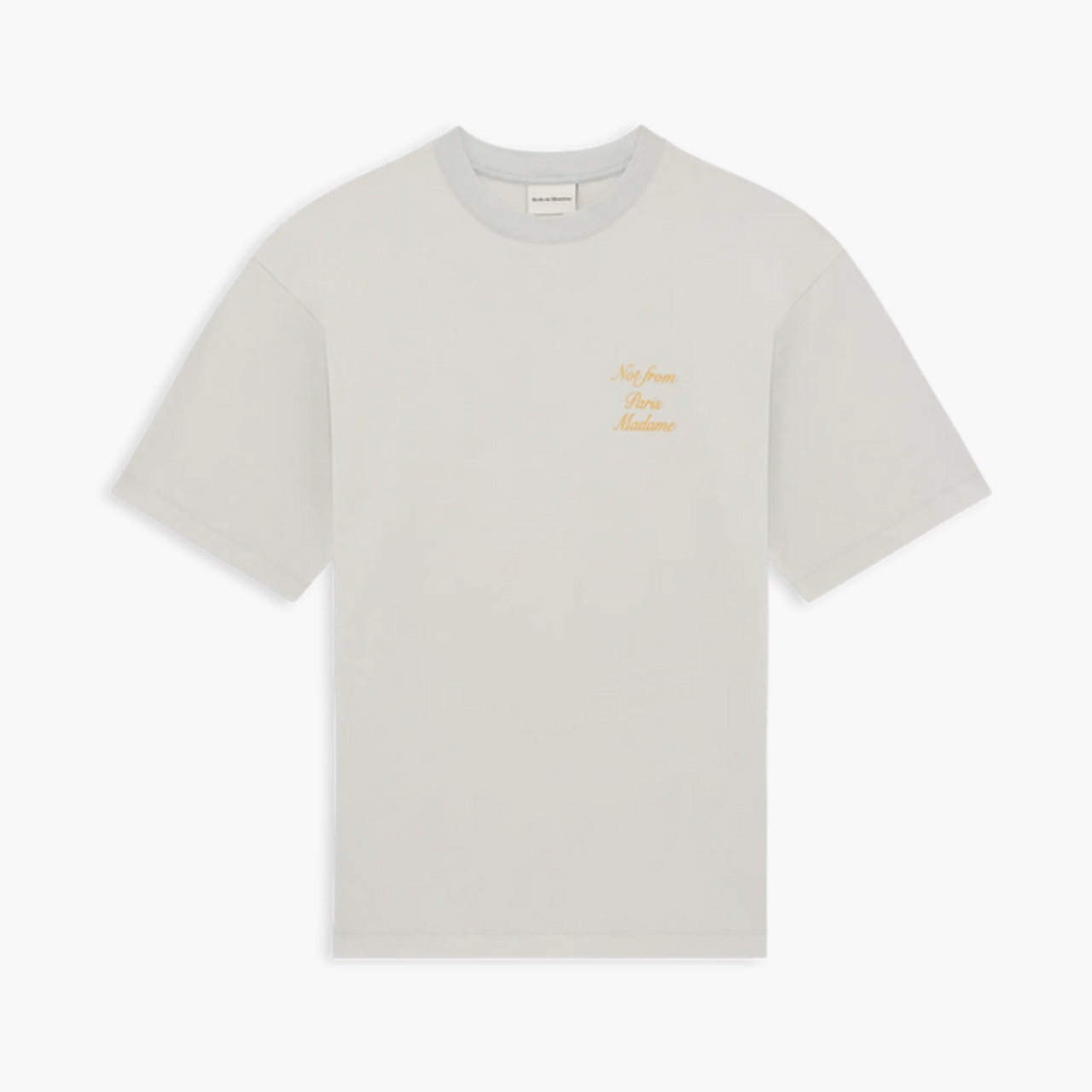 T-shirt Drôle de Monsieur Calligraphy Light Grey