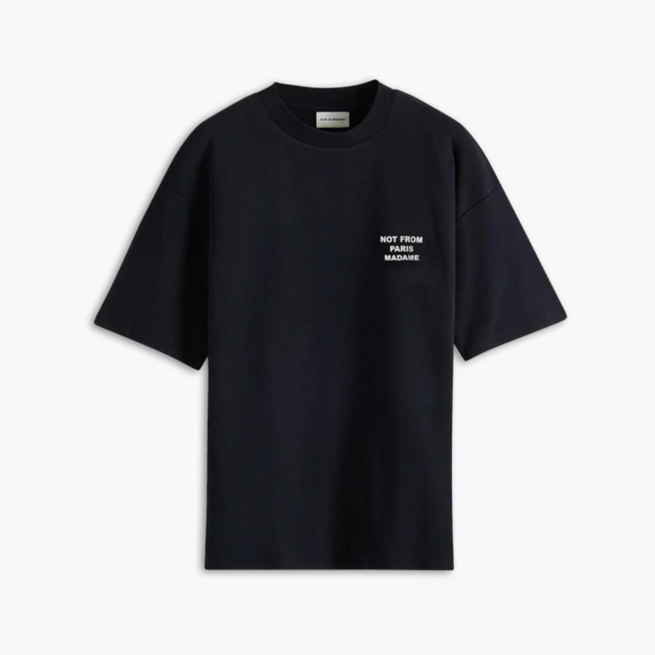 T-shirt Drôle de Monsieur Slogan Noir