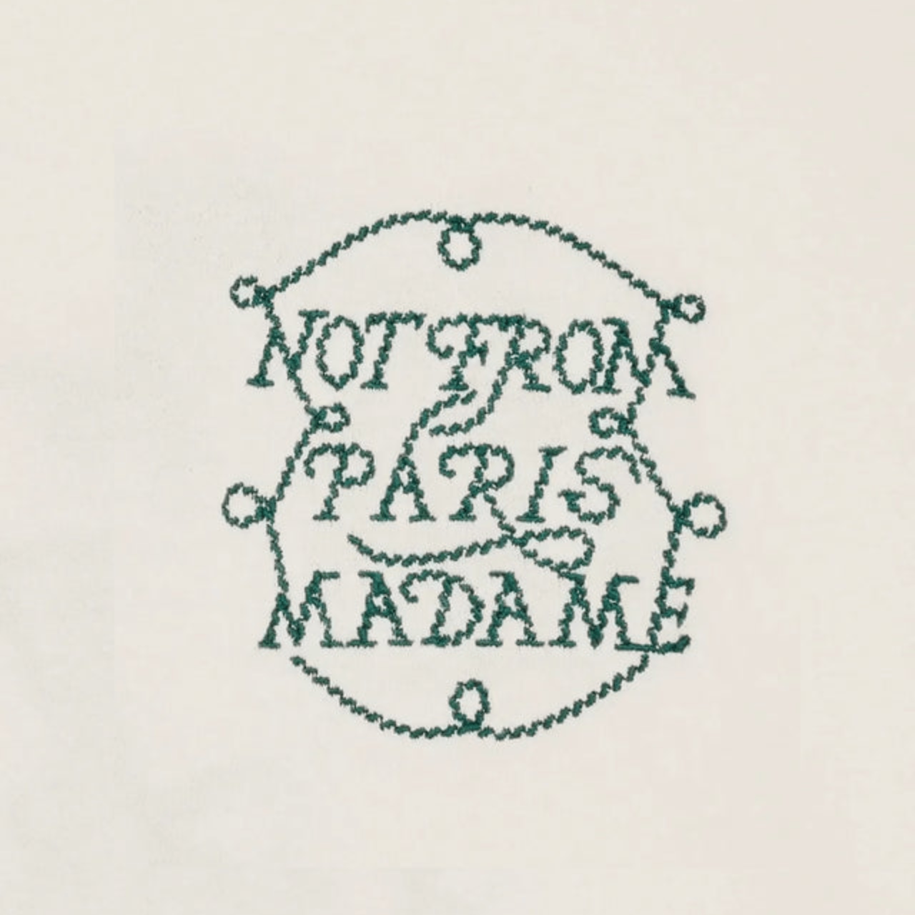 T-shirt Drôle de Monsieur Tresses Blanc