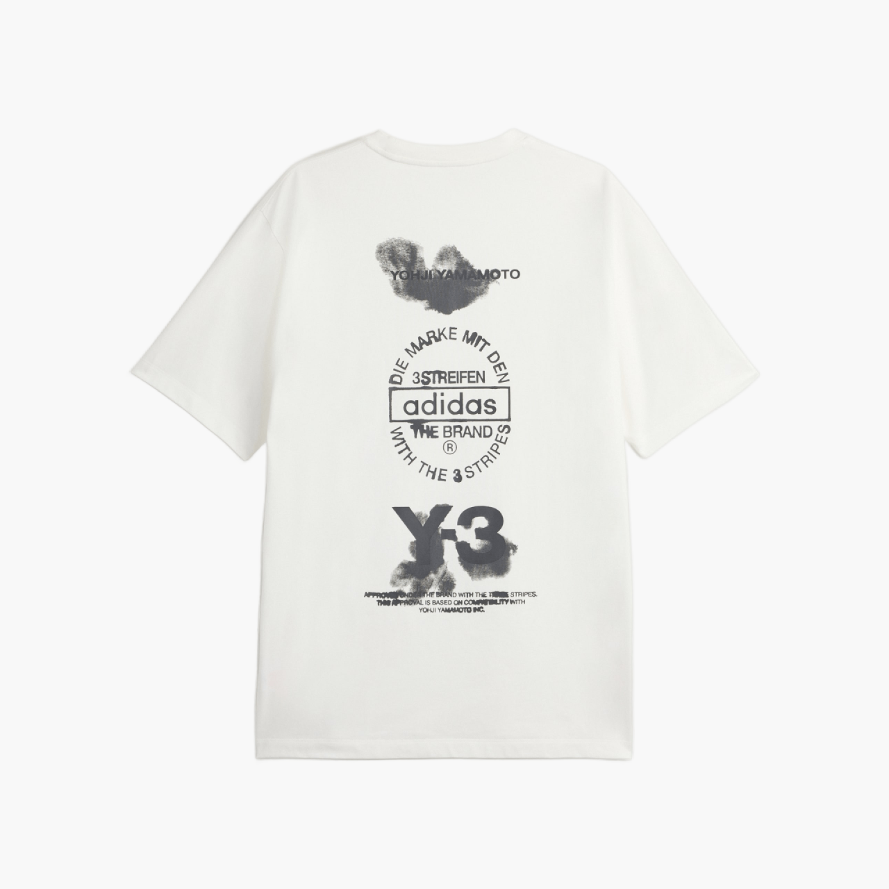 T-shirt Y-3 Graphic Blanc