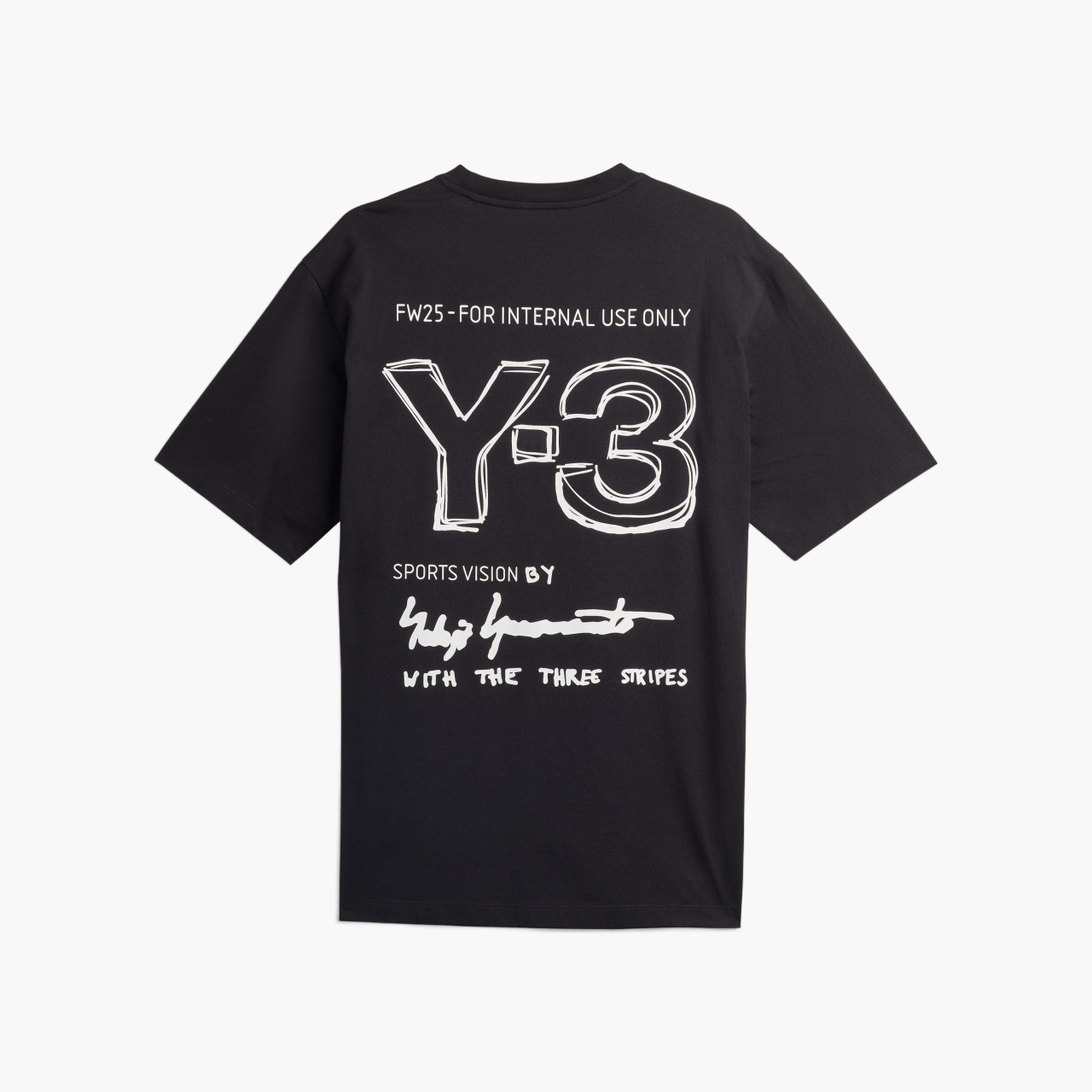 T-shirt Y-3 Manches Courtes Noir