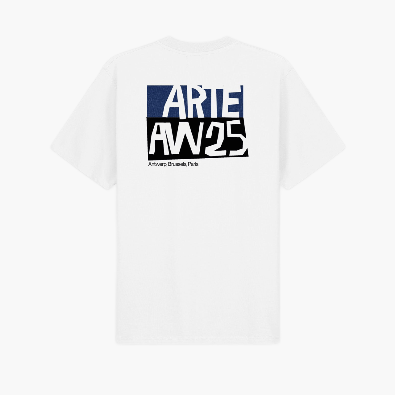 T-shirt Arte Antwerp Cut Out White