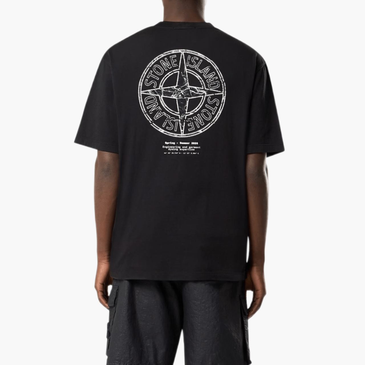 T-shirt Compass Noir
